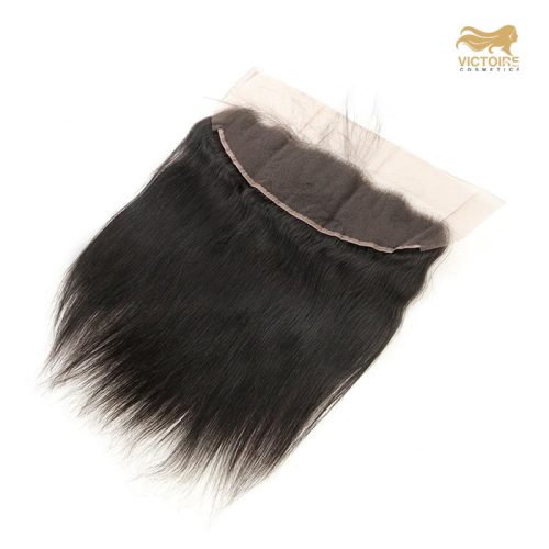 Kit 3 Straight Natuurlijke Human Hair Bundels 2 x 100gr, 24inch/60,96cm + HD 1 frontal 16inch